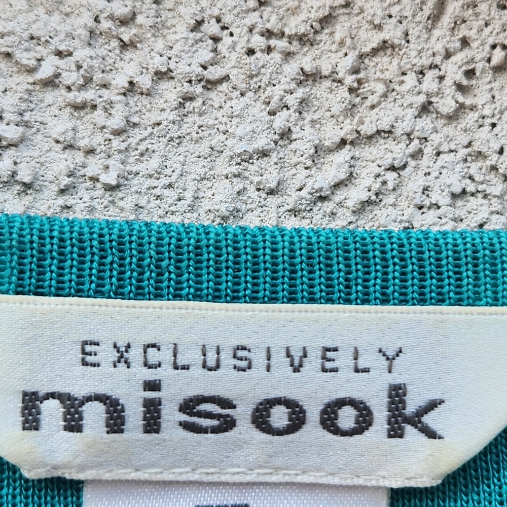 Exclusively Misook Women's Top Extra Large Teal C… - image 3
